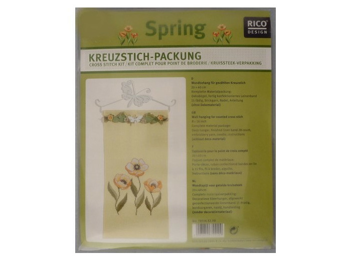Kit broderie, Les fleurs