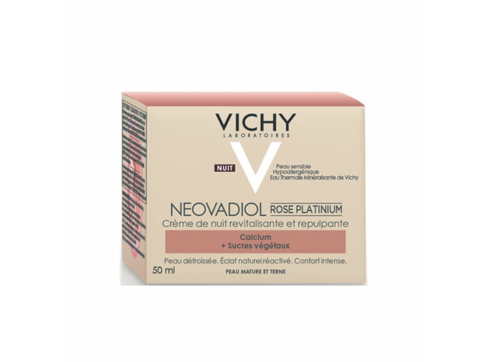Creme Anti Age Nuit Rose Rose Soin Menopause Peaux Matures 50ml Neovadiol Vichy