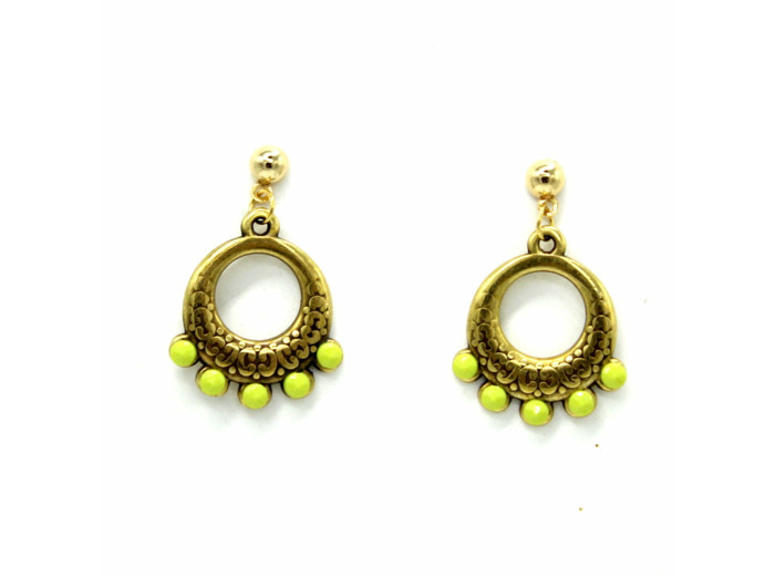 Boucles d'oreilles Citrus Coral