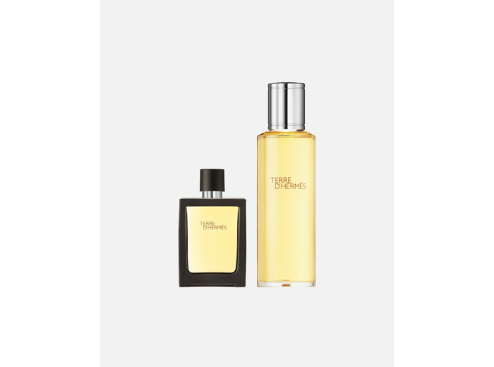 HERMES - TERRE D'HERMES Le Parfum Vaporisateur 30ml+Recharge 125ml