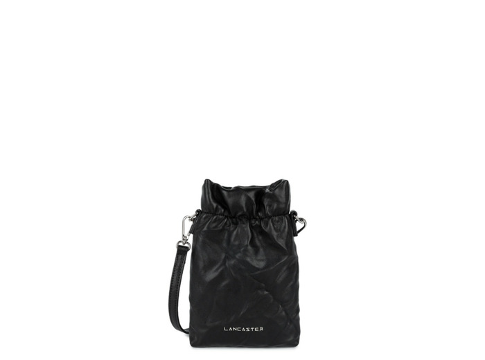 Lancaster Froissé Pochette Smartphone 518-026 Noir