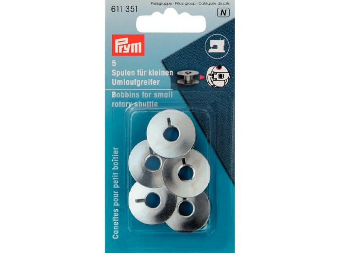 Canettes métal pour machine à coudre petit boitier