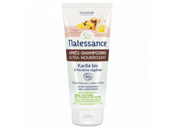 Apres Shampooing Baume Et Keratine Vegetale Cheveux Secs A Tres Secs Crepus Frises Ou Defrises 150ml Natessance