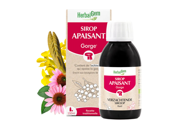 Apaisant Gorge Bio 150ml Sirop Gorge Herbalgem