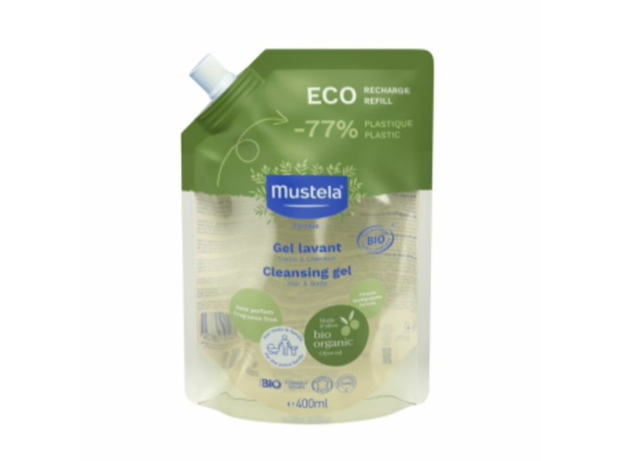 MUSTELA ECO RECH GEL LAVANT BIO 400ML