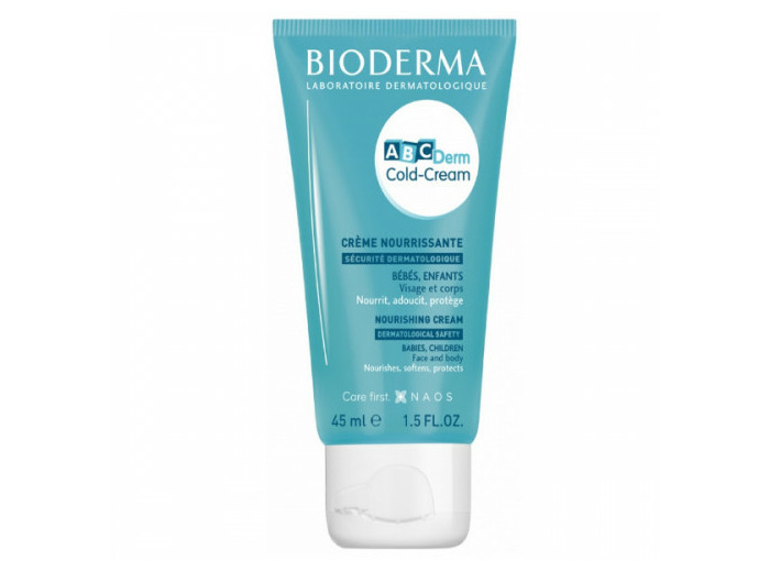 Cold Cream bébé 45ml Abcderm Crème Nourrissante Bioderma