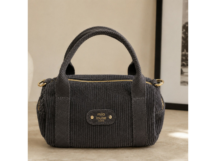 Mila Louise BEE VFR2 Petit Sac Porté Travers Gris Dark
