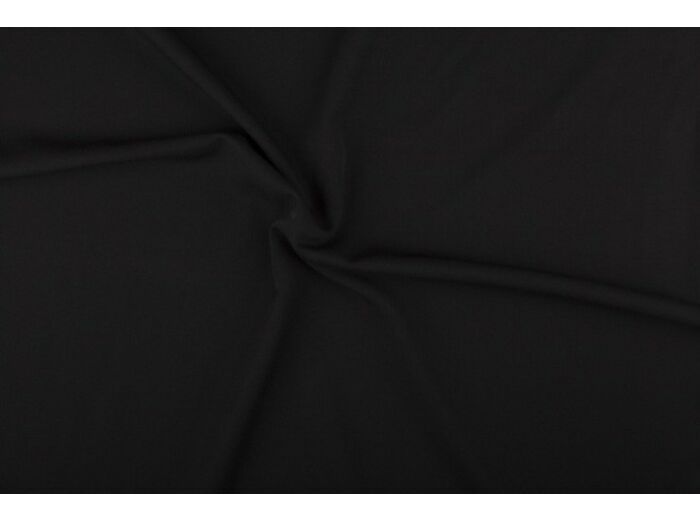 Tissu Gabardine stretch noir