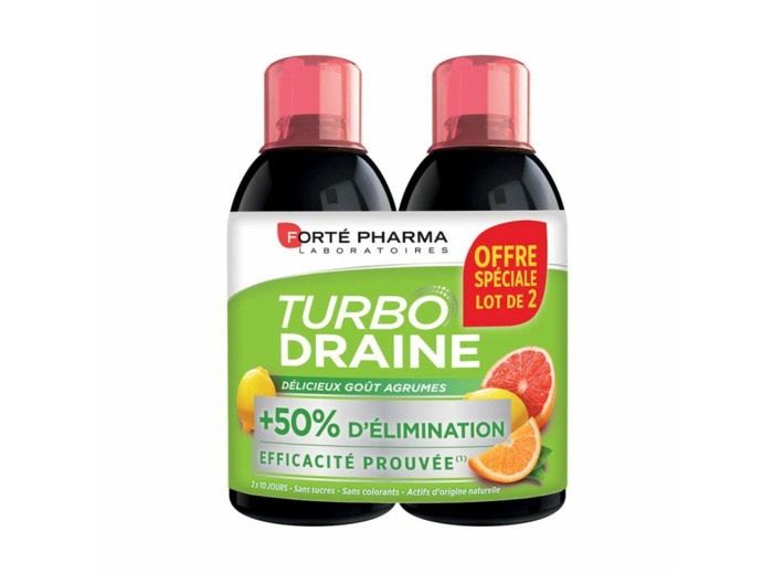 FORTE PH TURBODRAINE LOT /AGRUME 2X500ML