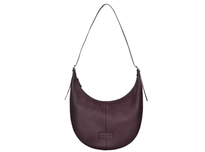 Longchamp Essential Cuir Besace L Aubergine