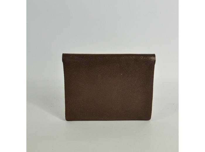 Mila Louise Monylx X Porte-Monnaie cuir Pailleté Auburn