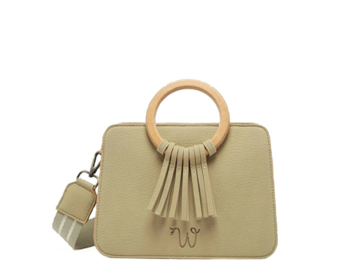 Woomen Camomille Sac Bandoulière Végan Moss