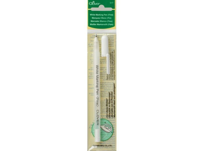 Crayon marqueur Blanc Clover