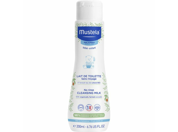 MUSTELA LAIT TOILETTE SS RINCAGE FL200ML
