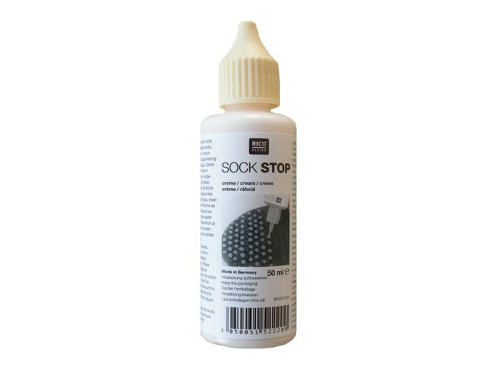 Latex antidérapant pour chaussettes crème