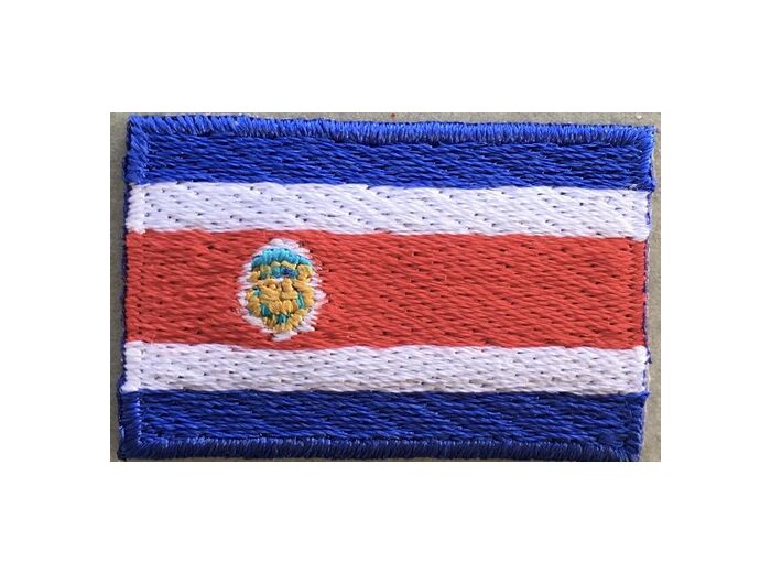 Ecusson thermocollant drapeau du Costa Rica