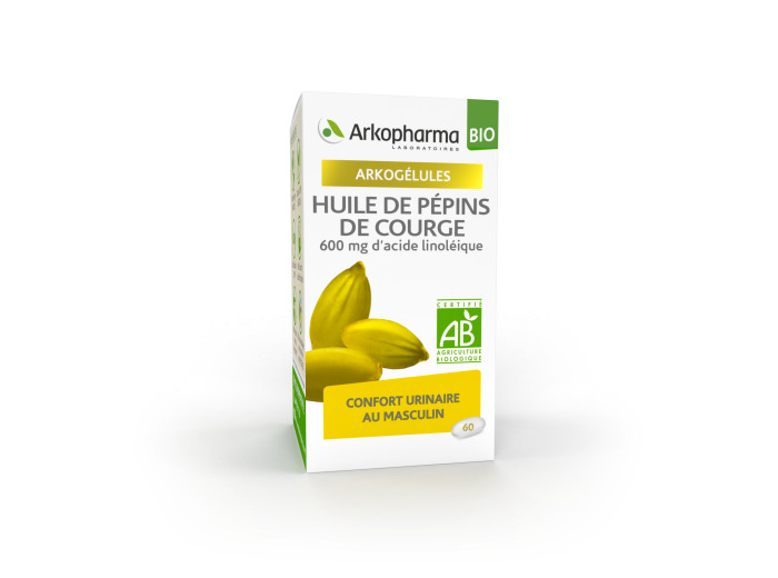 Huile De Pepins De Courge 60 Capsules Arkogélules Arkopharma