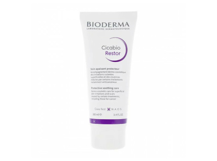 Soin apaisant protecteur 100ml Cicabio Restor accompagnement dermo-cosmétique des irritations cutanées Bioderma
