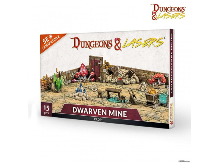 Dungeon & Lasers - Décors - Dwarven Mine Props