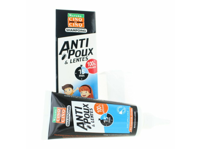 Shampooing Anti Poux Et Lentes + Applicateur 100ml Cinq Sur Cinq