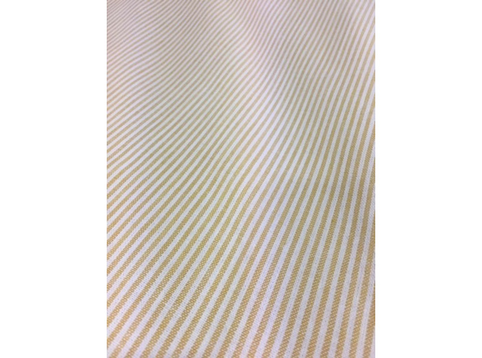 Tissu  lin/viscose bayadère jaune