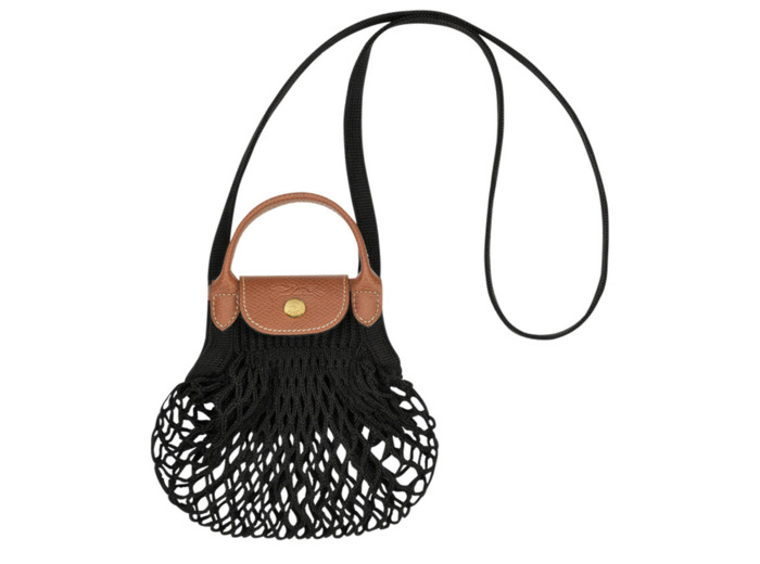 Longchamp Le Pliage Filet Sac Porté Travers XS Noir