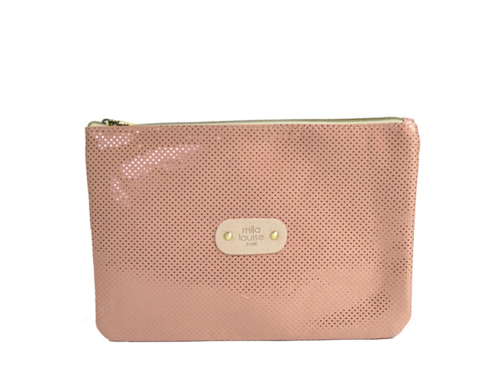 Mila Louise Poch GM DS Trousse de Sac et Cosmétique Rosée