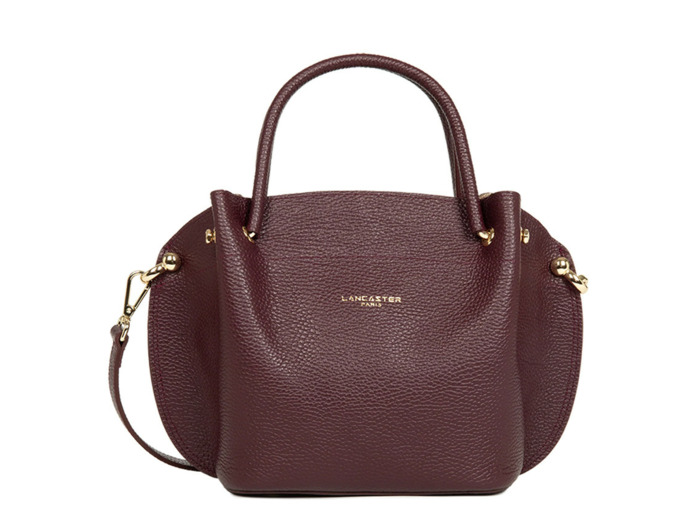 Lancaster Foulonne Double Sac A Main Louisa 470-18 Bordeaux Foncé