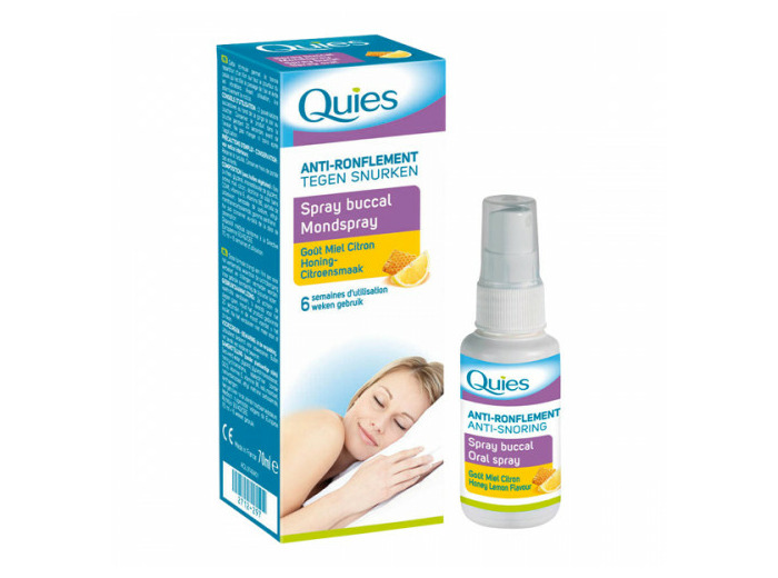 Quies Anti-Ronflement Spray Buccal Miel Citron 70 ml
