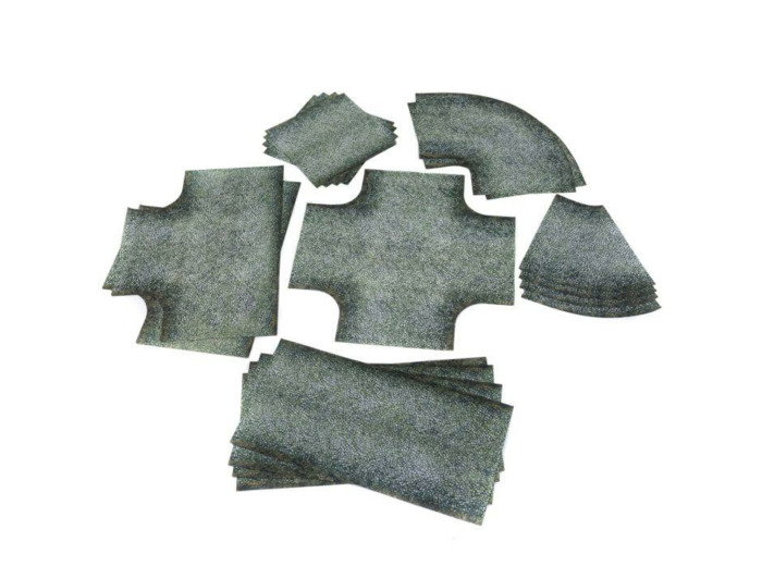 Paved roads - 2D Road set 28mm