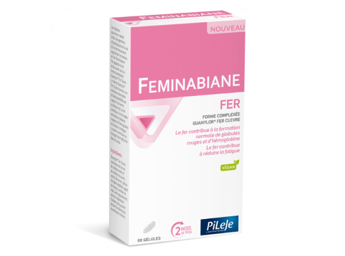FEMINABIANE Fer 60 gélules Pileje