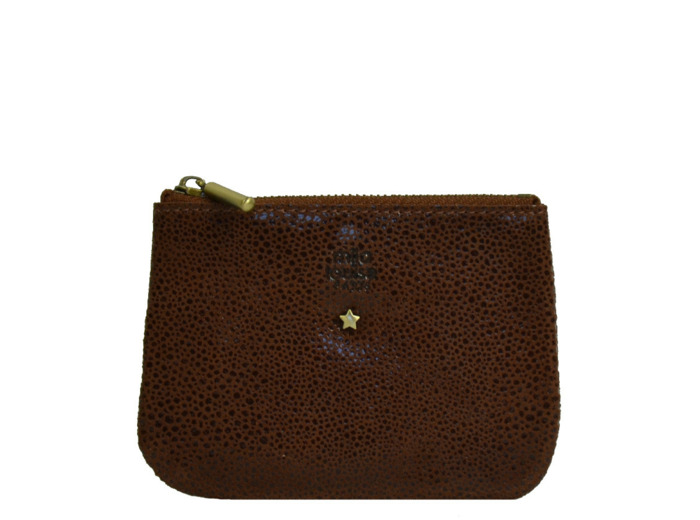 Mila Louise Briny XS BB Petit Porte-Monnaie Cognac