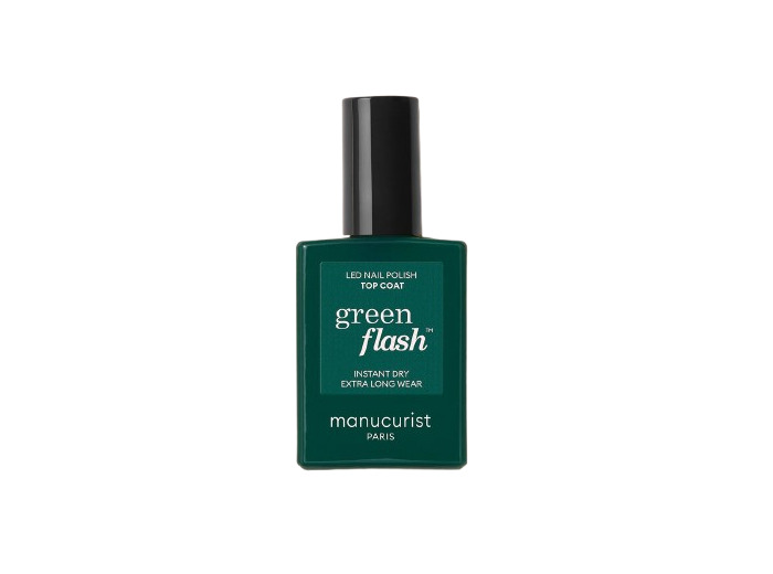 MANUCURIST GREEN FLASH TOP COAT 15ML