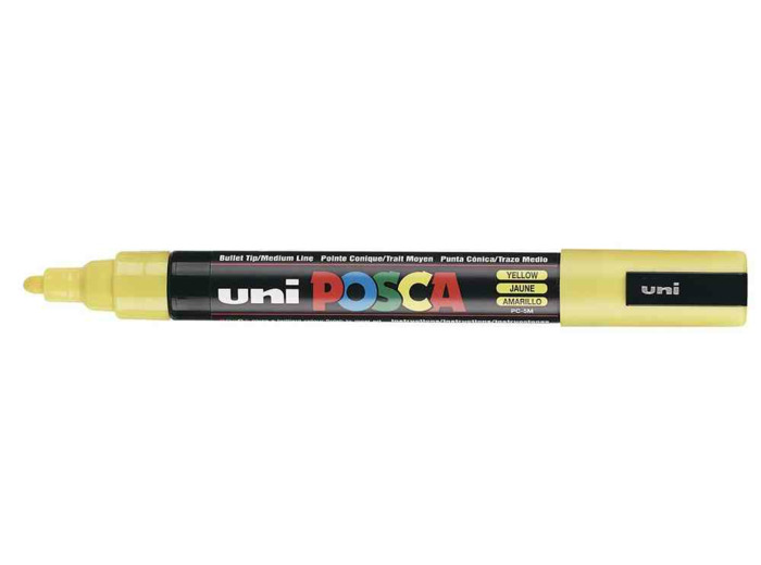Marqueur peinture "POSCA" - PC-5M - Jaune