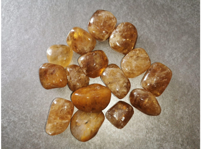 Citrine naturelle pierres roulées