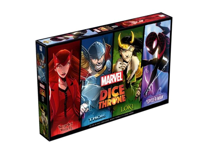 DICE THRONE MARVEL - Thor, Loki, Spiderman, Scarlet Witch