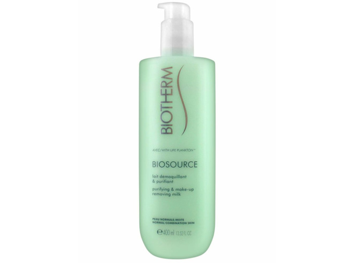 Lait Demaquillant Et Purifiant Biosource Peaux Normales A Mixtes 400ml Biosource Biotherm