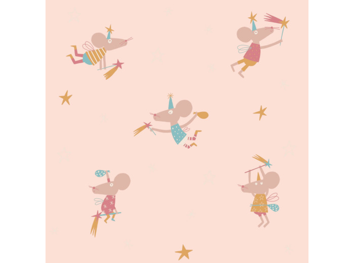 Tissu popeline - Tooth Fairy Katia