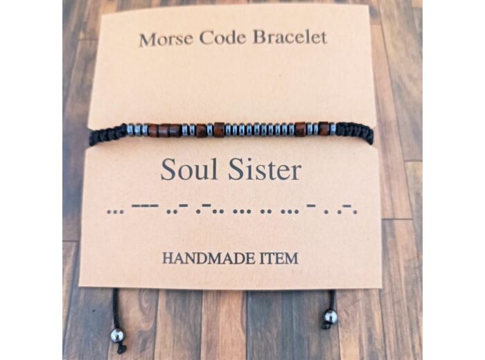 Bracelet à code "Soul Sister"
