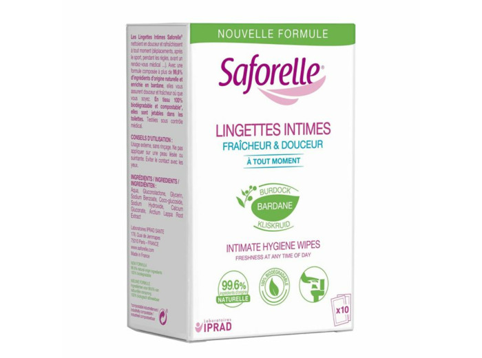 SFR LINGETTES B/10 BIODEG