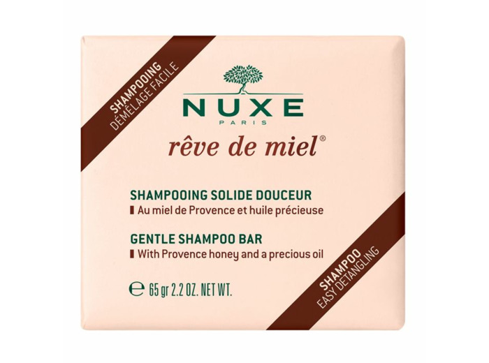 Shampooing Solide Douceur 65g Reve De Miel Nuxe