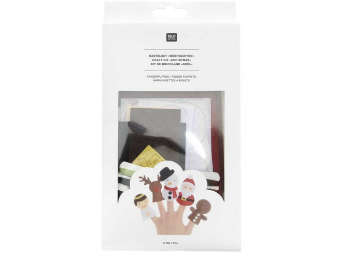 Kit marionnettes à doigts Noël - Rico Design