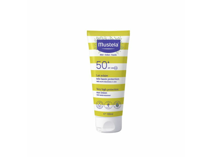 Lait Solaire Très Haute Protection SPF50+ 100ml Mustela