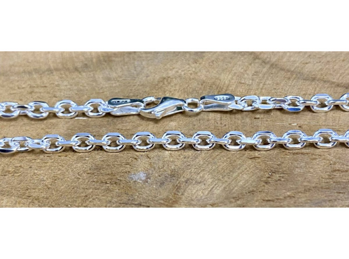 Chaîne de cou maille forçat 60cm