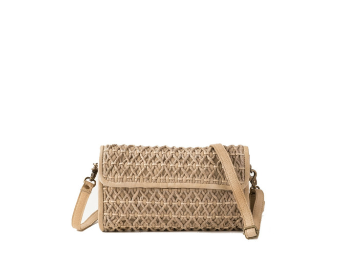Biba Nekimi Sac Pochette Porté-Croisé Crema