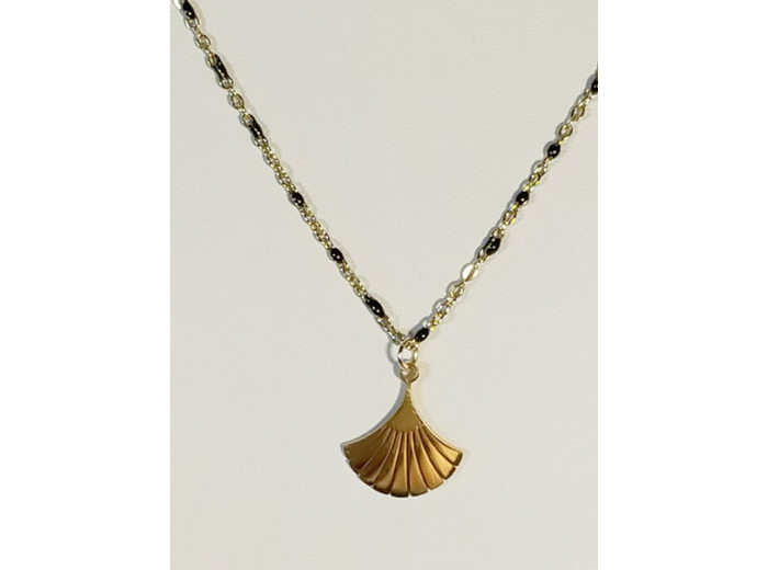 Pendentif doré/noir