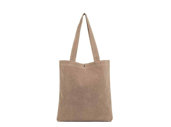 Lancaster Suedine KBA Tote Bag 518-061 Beige fonce