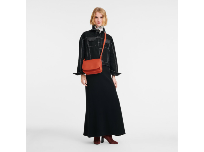 Longchamp Le Foulonné Sac Porté Travers M Paprika