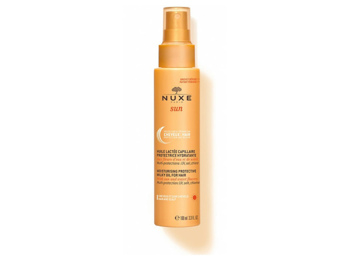 Huile Lactée Capillaire Protectrice Hydratante 100ml Sun Nuxe