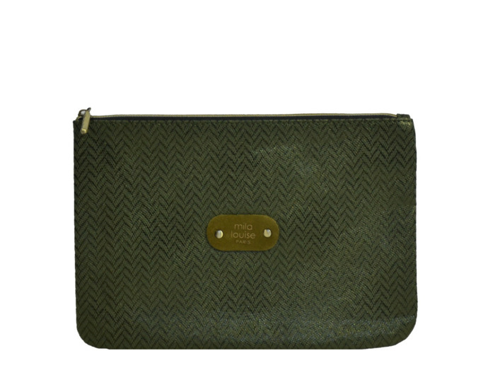 Mila Louise Poch GM SAL1 Trousse de Sac et Cosmétique Kiwi